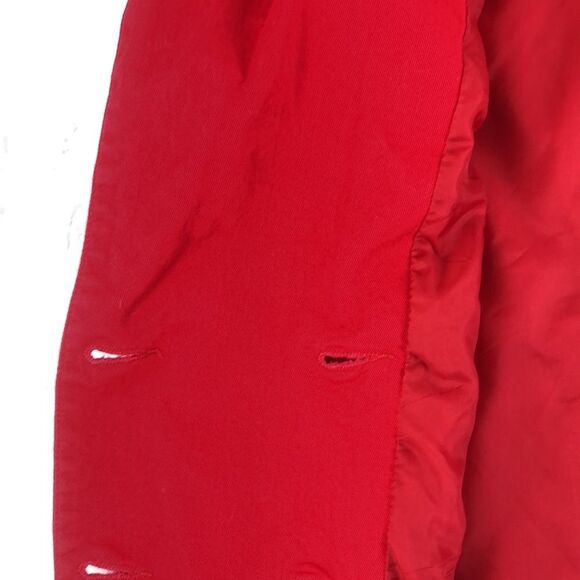 VTG VIntage Red Blazier Lined Sports Coat 4 Button Suit Jacket Pockets - Size M - Picture 14 of 14
